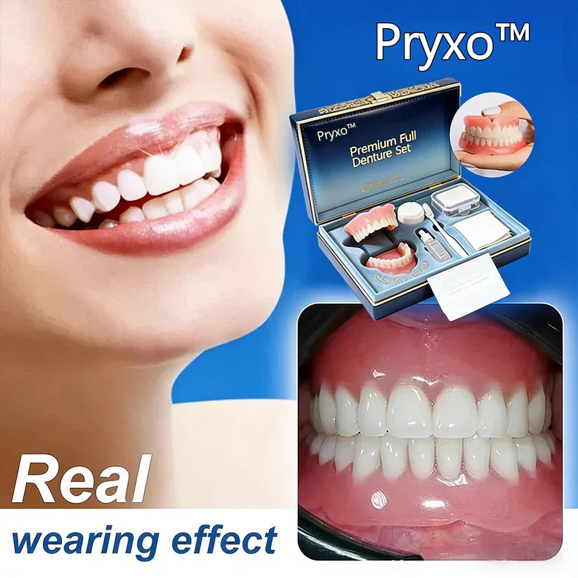 🌎Ends Today: 70% OFF! ⏰ Custom-Fit Full Functional Dentures Make you more confident