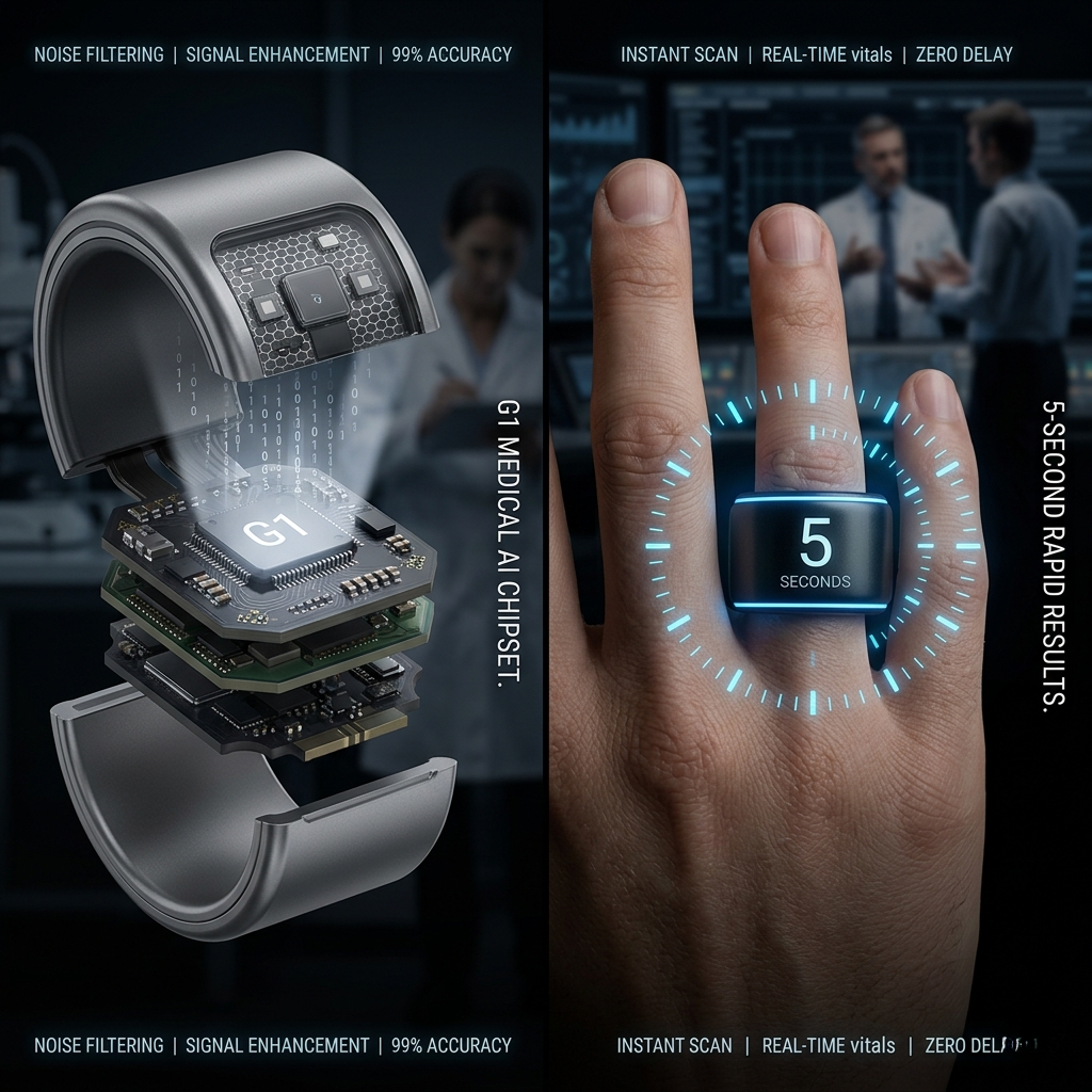🎉 75% OFF Launch Offer🏆AuraNova™ G1 Non-Invasive Smart Ring