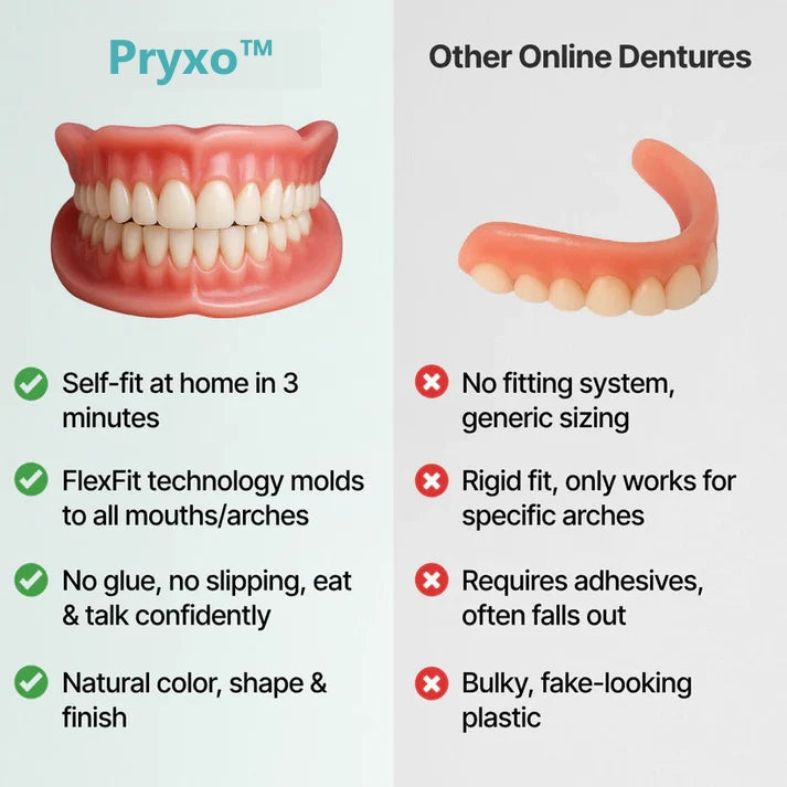 🌎Ends Today: 70% OFF! ⏰ Custom-Fit Full Functional Dentures Make you more confident